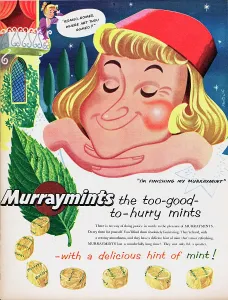 Retro Advertising Art Imprime: Murraymints