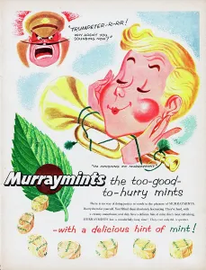 Vintage Advertisement Imprime: Murraymints