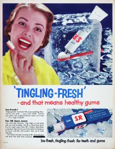 Vintage Toothpaste Ads Imprime: S.R. Toothpaste