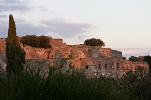 Italy Travel Destinations Map Imprime: Sunset