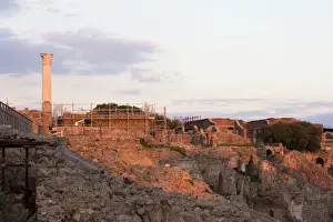 Mt Vesuvius Eruption Imprime: Sunset