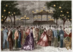 París: un viernes de verano en el concierto de los Campos Elíseos (Champs Elysees)