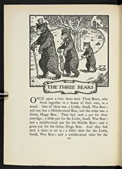 Fairy Tale Characters Imprime: The three bears