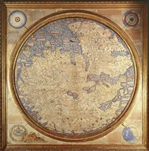 El Mappa Mundi de Fra Mauro, un monje camaldulense del monasterio de San Michele en Murano, 1459.