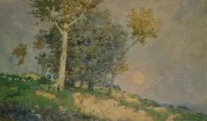 Summer Landscape Art Imprime: A Summer in the Fields