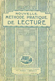 Book Cover Design Imprime: New practical method of reading, c.1930 (print)