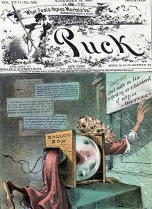 USA History Images Imprime: At it again!, 1885