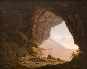 Joseph Wright Of Derby Imprime: Cavern, near Naples Signed and dated, lower right: I [or J] Wright | 177[?]