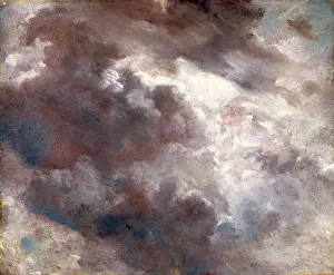 Light And Shadow Effect Imprime: Cloud Study Dark Cloud Study, John Constable, 1776-1837, British