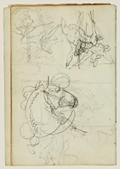 Theodore Gericault Art Imprime: Compositional studies