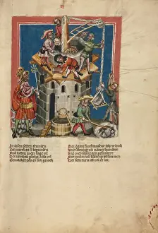 Tower Of Babel Illustration Imprime: The Construction of the Tower of Babel