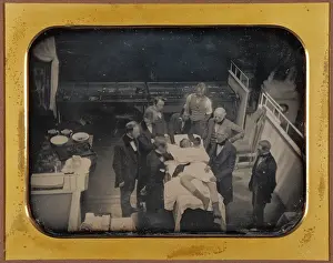American Medical History Imprime: Early Operation Using Ether for Anesthesia