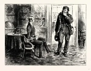 Vintage Book Illustrations UK Imprime: Source Size =