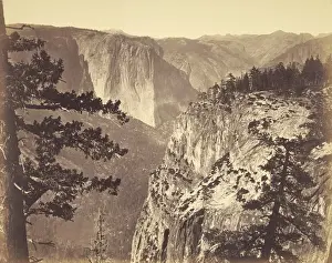 Yosemite Valley Landscape Photography Imprime: [First View of the Valley]