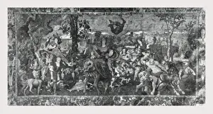 Medieval Tapestry Imprime: Gluttony