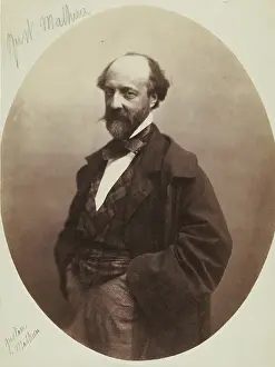 Felix Nadar Portraits Imprime: Gustave Mathieu