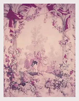 Romantic Garden Setting Imprime: Maypole