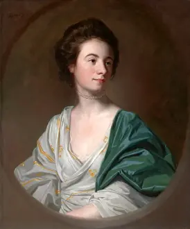John Singleton Copley Portrait Imprime: Mrs. Robert Hyde Signed and dated, upper left: J. S. Copley Pinx | 1778