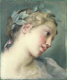17th Century Italian Art Imprime: A Muse