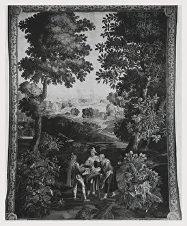 Black And White Vintage Illustration Imprime: Peddler