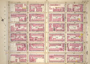 Vintage American Maps Imprime: Plate 24, Part of Section 5: Bounded by E. 77th Street, Third Avenue, E. 71st Street