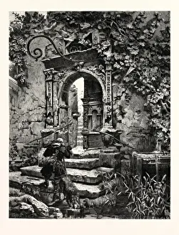 Victorian Style Illustrations Imprime: Return of the Exile. Toby E. Rosenthal