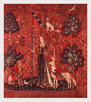 Medieval Tapestry Imprime: Touch