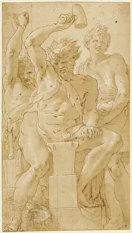 16th Century Italian Art Imprime: Vulcan at His Forge