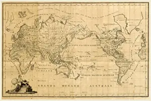 Old World Geography Imprime: World map