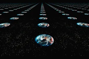 Earth From Space View Imprime: Earth Pattern