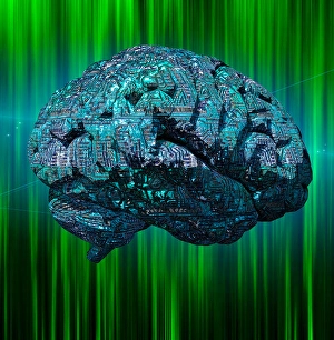 Cerebro Electrónico. Composición de Ciencia Ficción.