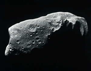 Black And White Space Photos Imprime: Image of an asteroid