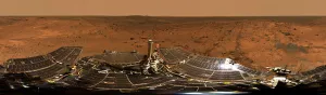 Planetary Science Photos Imprime: Panoramic view of Mars