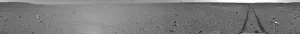 Martian Landscape Photography Imprime: Panoramic view of Mars