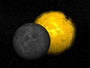 Partial Solar Eclipse Imprime: Partial eclipse of the Sun