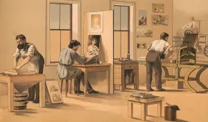 Education In The Past Imprime: Prang's aids for object teaching, lithographer