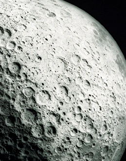 Space Astronomy Images Imprime: Surface of the Moon