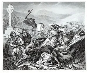 Black And White Battle Scenes Imprime: 2687359