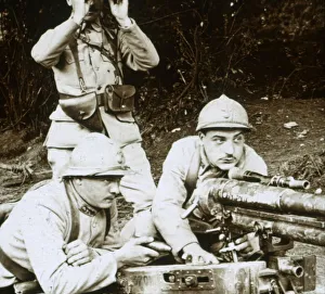 First World War Artillery Imprime: A 37mm gun, c1914-c1918
