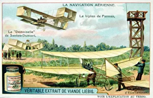 Biplane Aircraft Imprime: Aerial Navigation, c1910