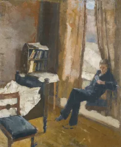 Edvard Munch Norway Imprime: Andreas Reading