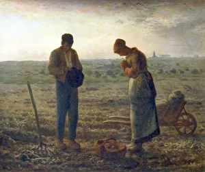 El Ángelus, 1857-1859. Artista: Jean François Millet.
