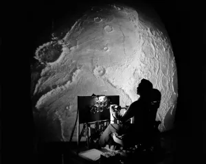 Apollo Program History Imprime: Apollo Project flight simulator, USA, 1960s. Creator: NASA
