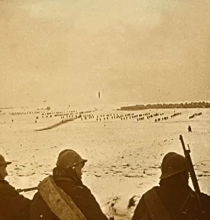 French Army During WWI Imprime: Assault waves, c1914-c1918