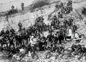 Campo del Ejército Austríaco, entre c1910 y c1915. Creador: Bain News Service
