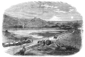Civil Engineering History Imprime: The Bahia Railway, Brazil: Paripe Valley - from a photograph by B