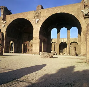 Italian Archaeological Site Imprime: Basilca of the Emperor Maxentius