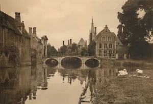 Belgian Heritage Sites Imprime: Beguinage, c1928