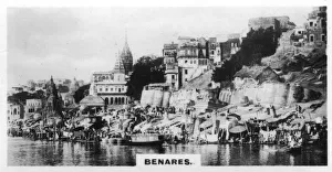 British Raj Images Imprime: Benares, India, c1925