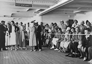 Cruise Ship History Imprime: On board the RMS Atlantis, c1929-c1939(?)